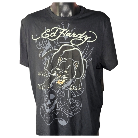 Ed Hardy Other - NWT Ed Hardy black panther graphic tee